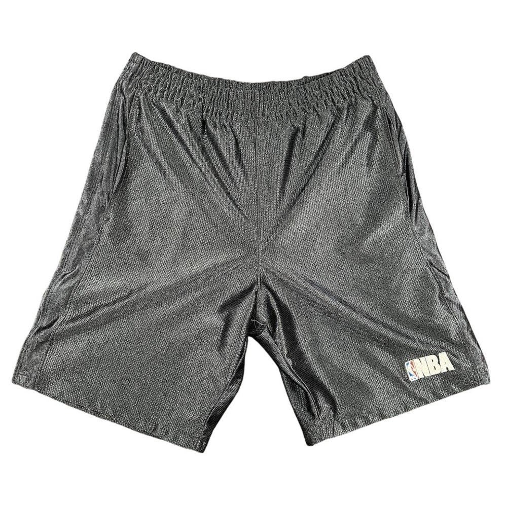 Vintage NBA Elevation Basketball Shorts Mens Medium Black Athletic Active